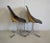 Pair of Chairs inspired by Charles & Ray Eames, Couple Designers Must 60s. They consist of a Canal Mold, beige hue,...