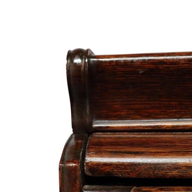 Arts & Crafts Camden Cabinet Co. Oak 5-Stack & 4-Drawer Barrister Bookcase C1920 For Sale - Image 9 of 14