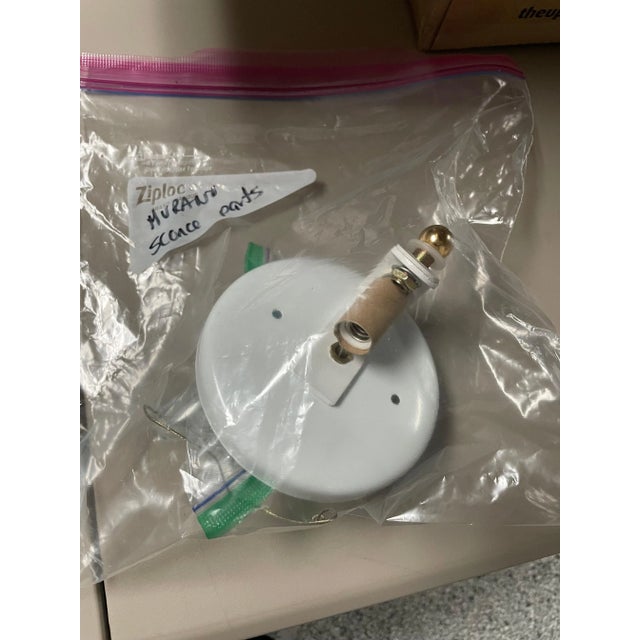 2000 - 2009 Murano Millefiori Glass Wall Sconce For Sale - Image 5 of 12