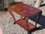 1930s Antique French Art Deco Side Table Parquet Top Oak For Sale - Image 5 of 7