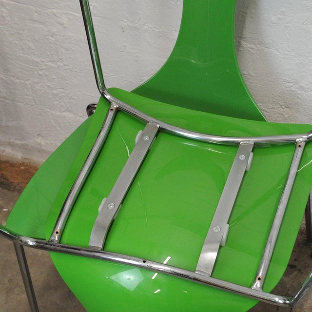 Green Delfy Chairs by Carollo for Kreaty, Set of 4 For Sale - Image 10 of 13