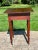 Antique One Drawer Stand With Distressed Top For Sale - Image 4 of 11