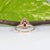 1.9Ct Gia Certified Mozambique Ruby Ring With Natural Diamonds Accents: 14k Gold, Size 6.75 For Sale - Image 9 of 10