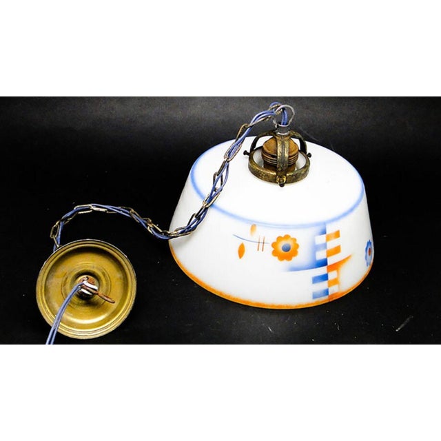 Art Deco Pendant Lamp, Poland, 1950s For Sale - Image 6 of 6