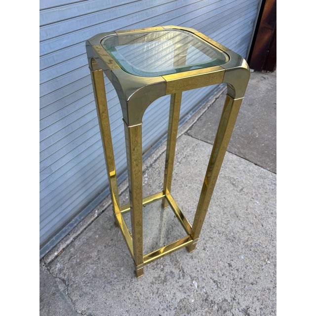 Master Craft 2 Tone Brass Pedestal For Sale - Image 10 of 11