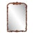 Hollywood Regency Gilded Mirror For Sale