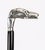Antique French Silver Greyhound Walking Stick Cane, 1890s For Sale - Image 3 of 8