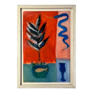 Original Judith Margolis "Prayer for Healing" Gouache on Paper Painting