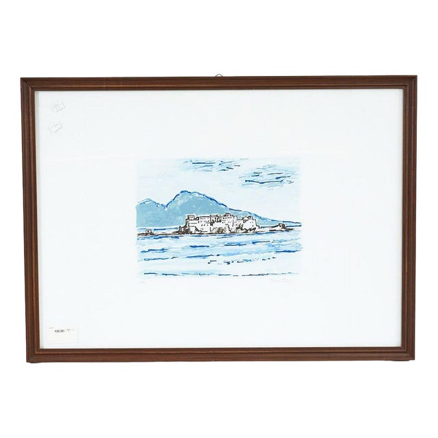 Orfeo Tamburi, The Essence of Coastal Beauty, 1970s, Lithograph For Sale