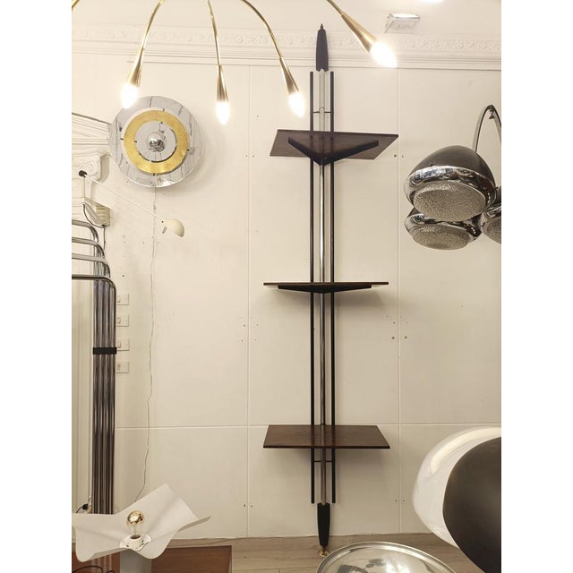 Floor to Ceiling Bookshelf by Carlo Hauner and Martin Eisler for Forma, Italy, 1960s For Sale - Image 4 of 8