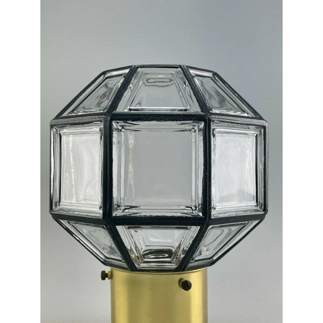 Space Age Glass Ceiling Lamp from Limburg, 1960s For Sale - Image 10 of 12