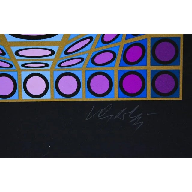 Victor Vasarely, Microcosmos, 1979, Silkscreen For Sale - Image 7 of 8