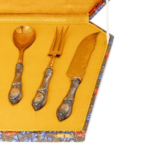 Silver Serving Cutlery Set, 1800s, Set of 2 For Sale - Image 5 of 6