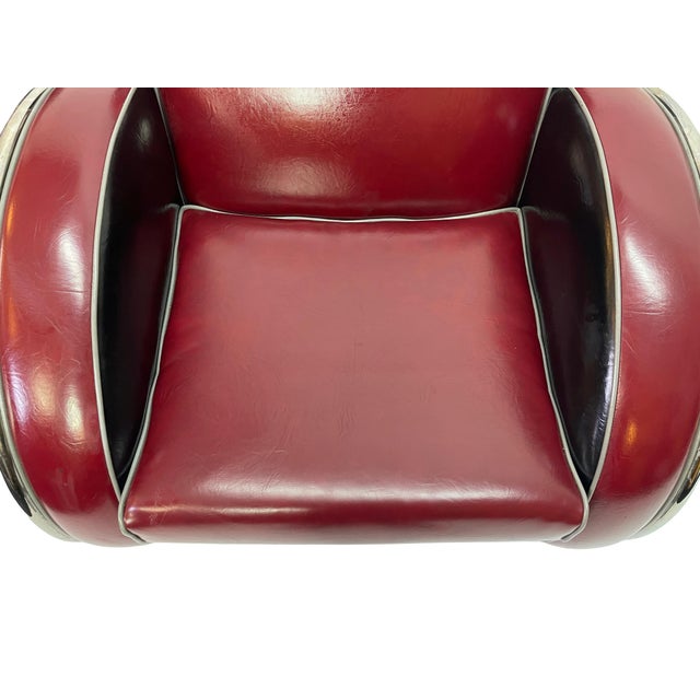 1980s Streamline Moderne Seating Suite Attributed to Donald Deskey For Sale - Image 15 of 18