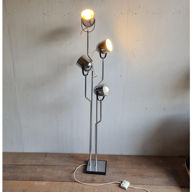 Goffredo Reggiani Floor Lamp attributed to Goffredo Reggiani, 1970s For Sale - Image 4 of 12