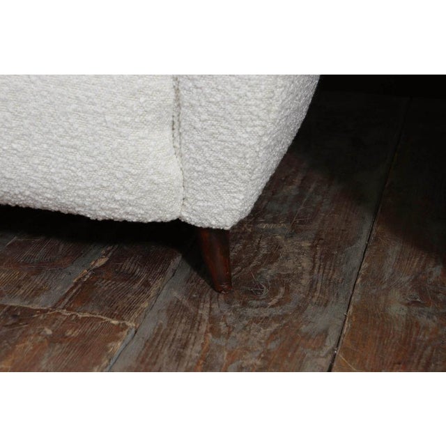 Mid-Century Italian Wingback Armchairs in Bouclé, 1950s, Set of 2 For Sale - Image 6 of 18