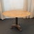 Metal 1930s Art Deco Blush Pink Marble Pedestal Bistro Dining Table For Sale - Image 7 of 10