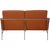 3303 Two-Seater Sofa in Cognac Leather by Arne Jacobsen, 1980s For Sale - Image 3 of 18