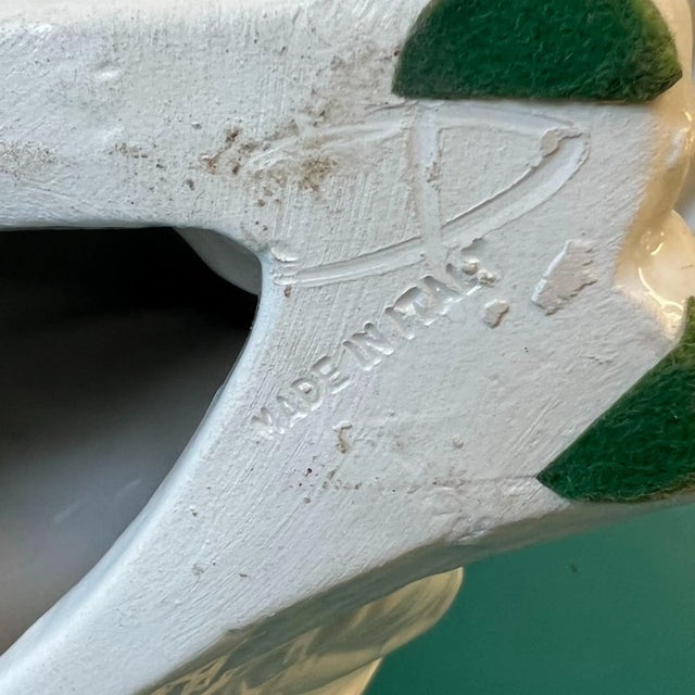 Ceramic Large Italian Ceramic Wolf/Fox Figure For Sale - Image 7 of 8