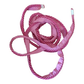 Scalamandre Rose Cord Rope Trim- 3+ Yards For Sale