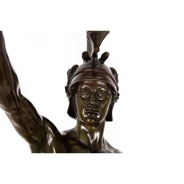 German School Bronze Sculpture of Victorious Achilles Circa 1900 For Sale - Image 6 of 18