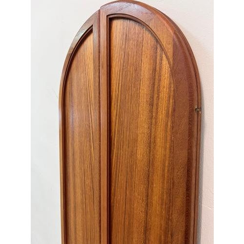 Folding Wall Mirror in Teak from Fakse Furniture, Denmark For Sale - Image 5 of 11