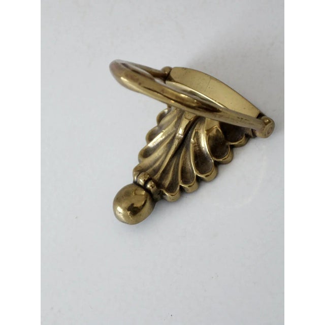 Metal Antique Brass Door Knocker For Sale - Image 7 of 10
