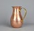 Mid 20th Century Vintage Hand Hammered Copper Pitcher With Brass Tone Handle For Sale - Image 5 of 8