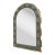 Add a touch of artistic sophistication to your space with this unique handcrafted wall mirror, blending warm natural...