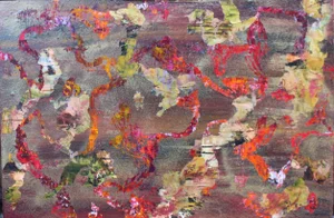 Tapestry of Secrets * Original Contemporary Art *Abstract Painting by Lisa Finlayson