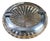 Art Deco Ashtray in Cut Crystal with Silver Mount and Cigar Rest by Wilhelm T. Binder, 1930s For Sale