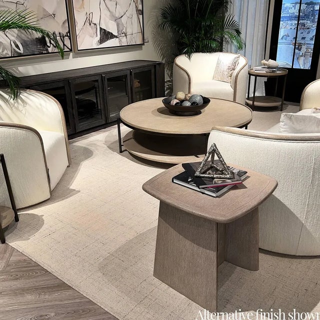 Large Dark Modern Cocktail Table For Sale - Image 4 of 9