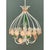 Vintage Tole Daisy Chandelier For Sale - Image 4 of 12