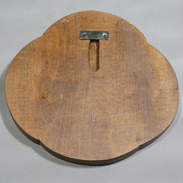 Vintage Wild Boar Trophy on Wooden Plaque, Germany 1970s For Sale - Image 4 of 7