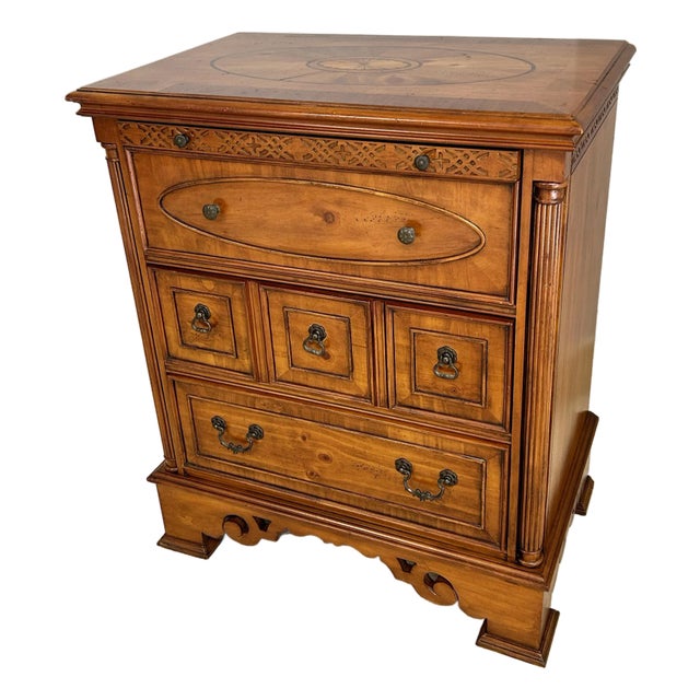 Late 20th Century Pine Three Drawer Chest For Sale