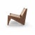 Contemporary Set of Low Kangaroo Armchairs in Wood and Woven Viennese Cane by Pierre Jeanneret for Cassina For Sale - Image 3 of 8