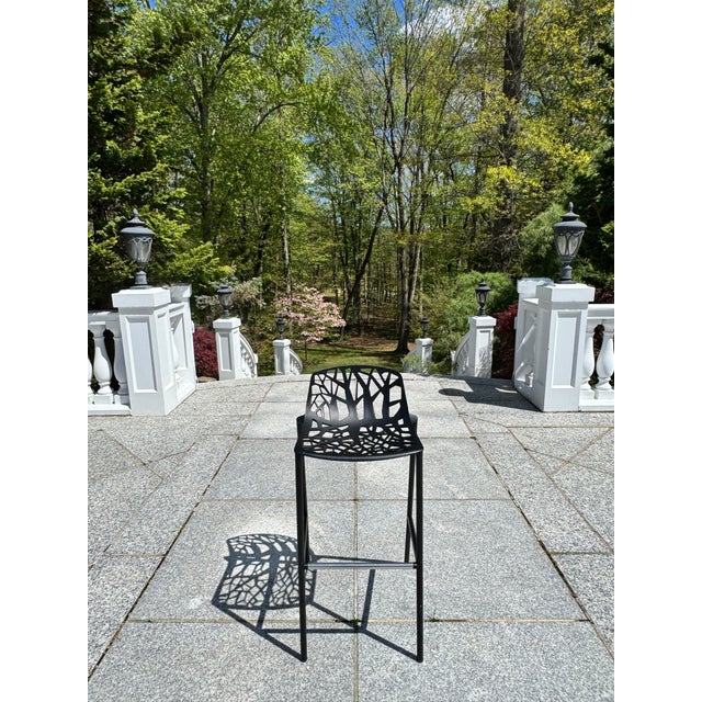 2010s Janus Et Cie “Forest” Low Back Barstools by Ramon Esteve (1–16 Available) For Sale - Image 5 of 17