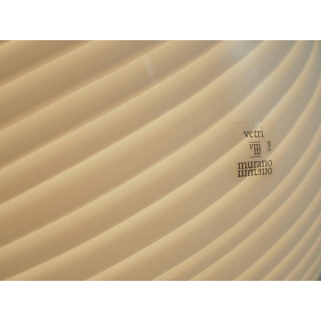 Egg-Shaped Murano Glass Table Lamp from Vetri, Italy, 1970s For Sale - Image 9 of 11