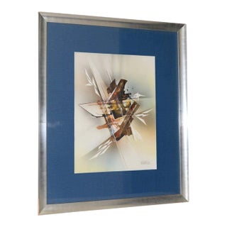 Leonardo Nierman (b.1932 - Mexico City, Mexico) Abstract Expressionist Painting Circa 1970 For Sale