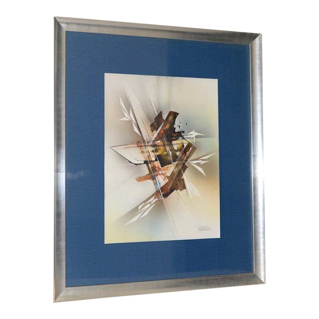 Leonardo Nierman (b.1932 - Mexico City, Mexico) Abstract Expressionist Painting Circa 1970 For Sale