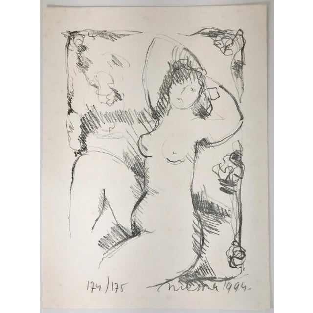1994 Lithograph “Nude” by Dutch Artist Nic Jonk For Sale - Image 11 of 11