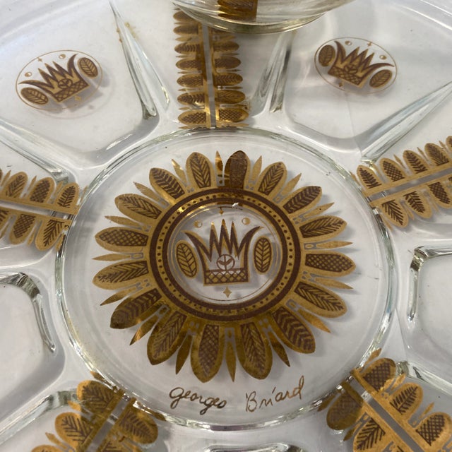 Contemporary 1970s Georges Briard Chip and Dip Set- 2 Pieces For Sale - Image 3 of 7