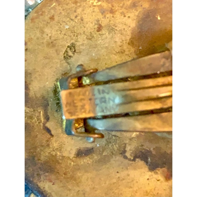 1950s West Germany Pastel Glass Beaded Earrings - 2 Pieces For Sale - Image 9 of 10