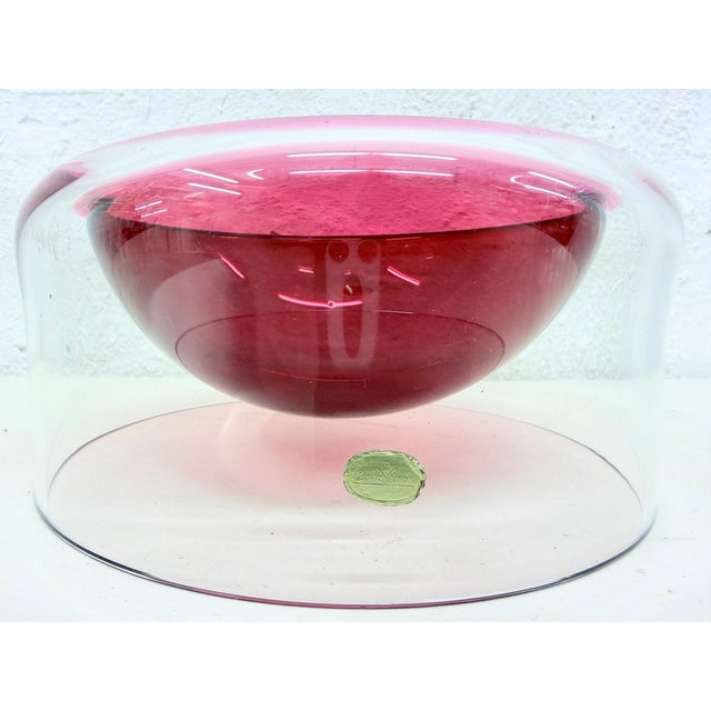 Rosenthal Mid-Century Glass Vase by Tapio Wirkkala for Rosenthal, 1960s For Sale - Image 4 of 11