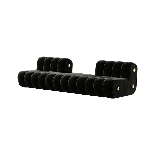 Contemporary Dakota Armless Sofa by Porus Studio For Sale - Image 3 of 12
