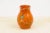 19th Century French Redware Floral Pitcher with Orange, Cream and Green Glaze For Sale - Image 9 of 12