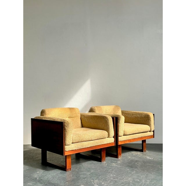 Poul Cadovius Vintage Boho Poul Cadovius “Govenor” Teak Case Lounge Chairs - A Pair For Sale - Image 4 of 12