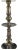 Solid Turkish Brass Candle Holder For Sale - Image 4 of 6