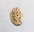 1972 oval goldtone bumpy brooch with security clasp. Marked "NAPIER©" on the back. Measures: 1 3/16 inches long by 2...