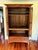 Arts & Crafts Romweber Arts & Crafts Solid Cherry Armoire With Leaded Glass For Sale - Image 3 of 5